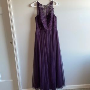 Plum Davids bridal bridesmaid dress